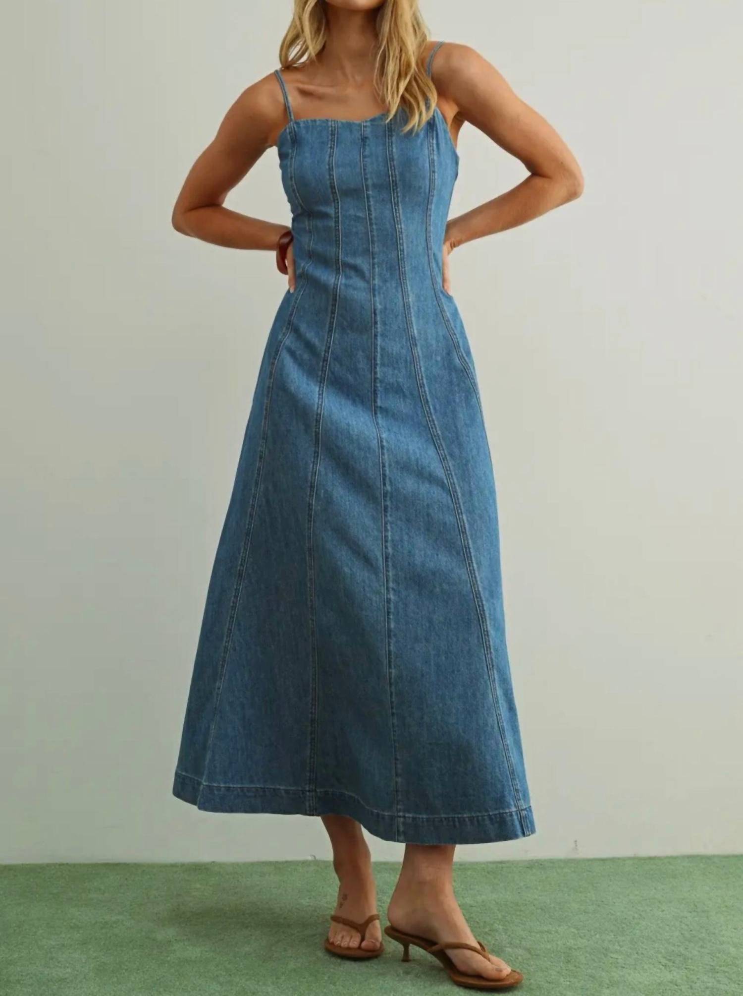 Bluebell - Spaghetti Strap Maxi Dress