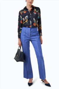 Vilagallo - Mariposa Floral Blouse