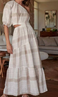 Little Lies - Catania Plaid Dress