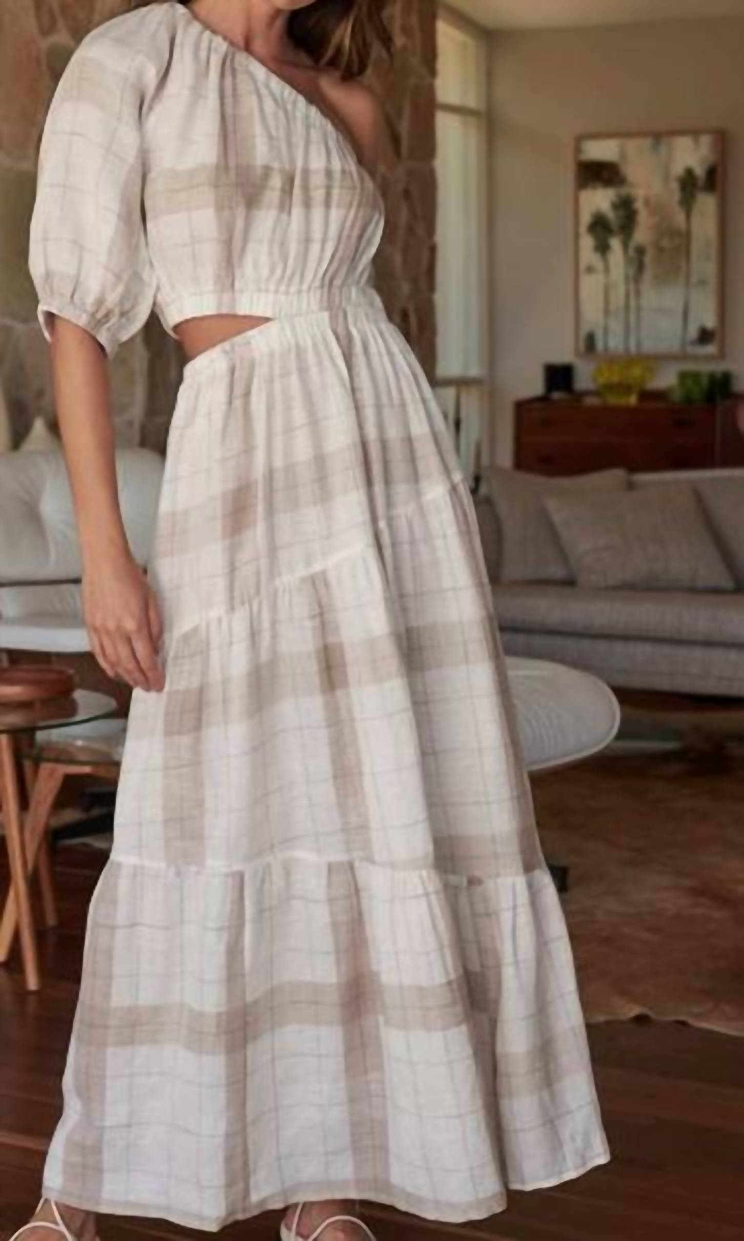 Little Lies - Catania Plaid Dress