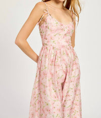 En Saison - Floral Chiffon Midi Dress