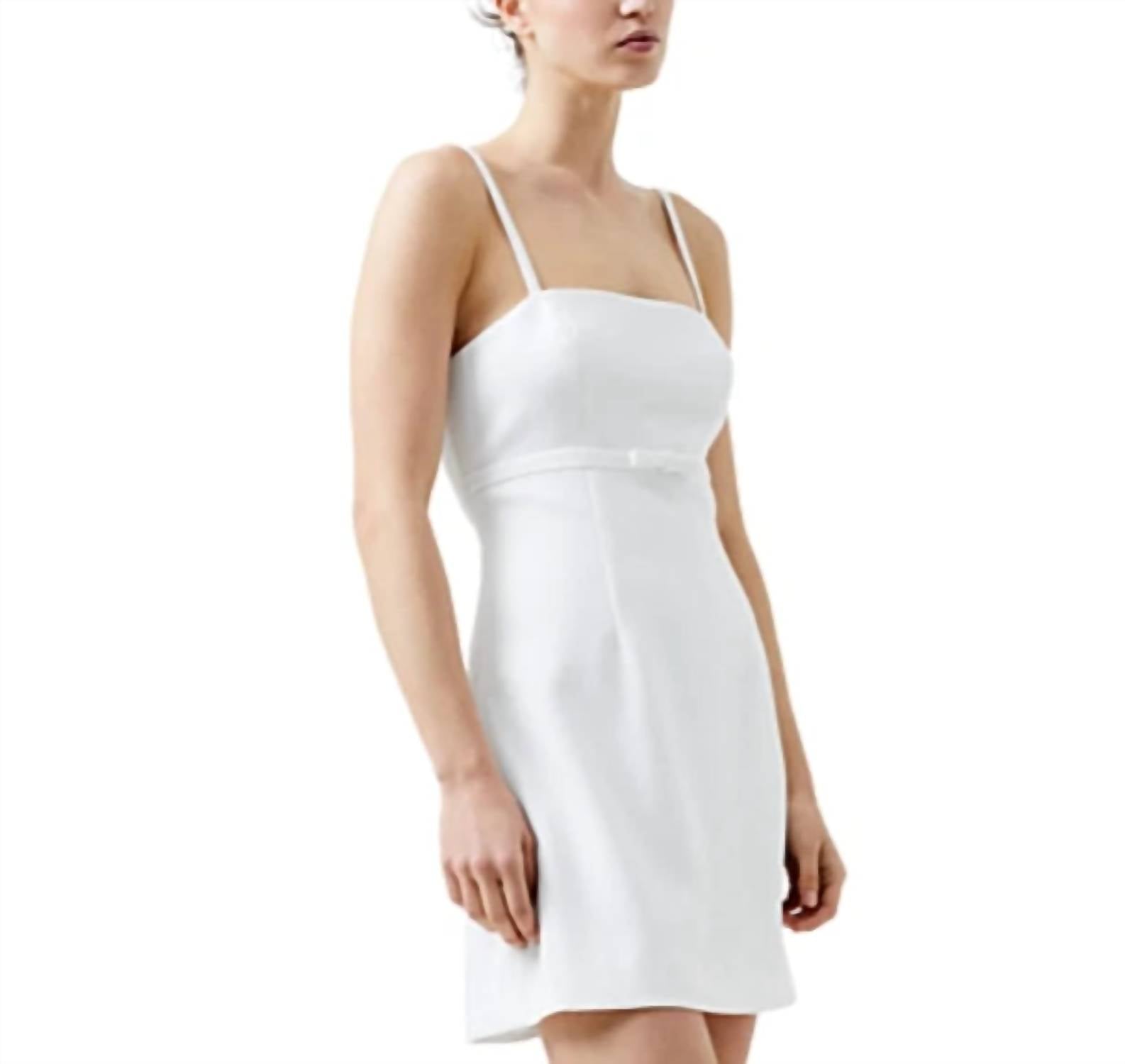 French Connection - Whisper Ruth Bow Mini Dress