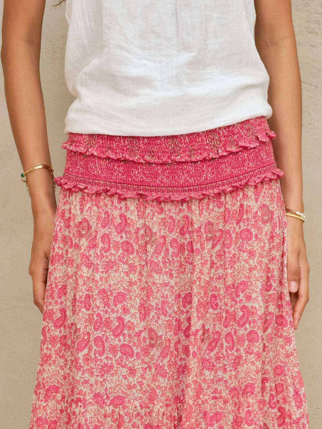 M.A.B.E. - Esti Print Maxi Skirt