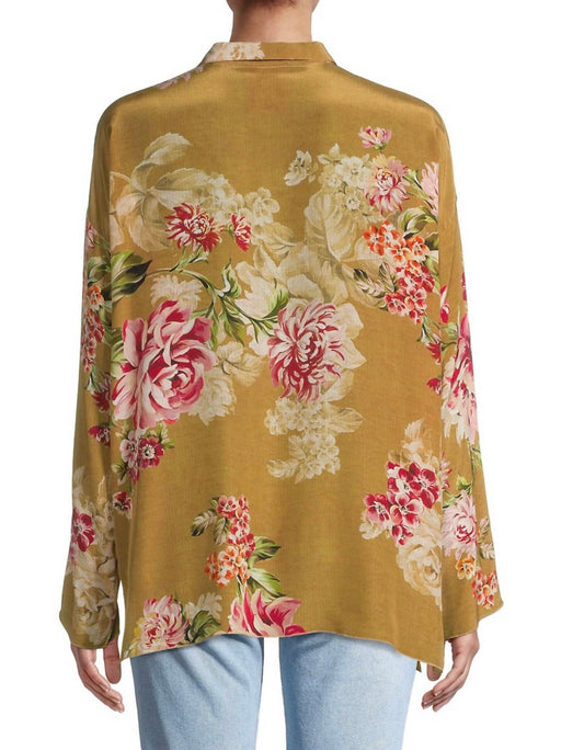 vintage rose mara blouse