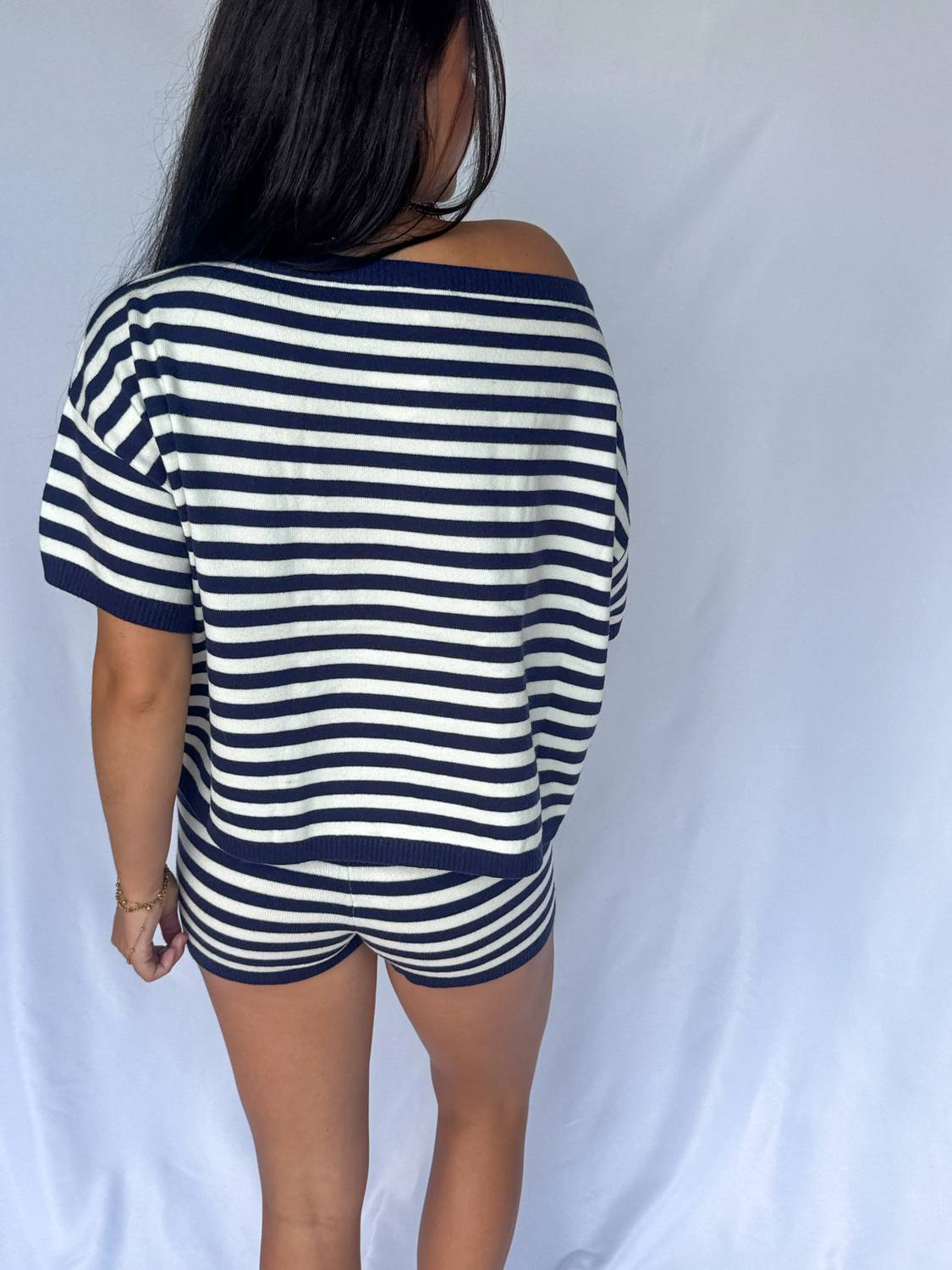 Le Lis - The Harbor Breeze Knit Shorts Set