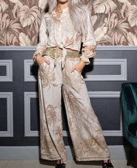 Belle D'Amour - The Linen Luxe Wide Leg Pants