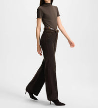 Veronica Beard - Taylor High Rise Wide Leg Corduroy Pants