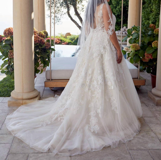 Casablanca - Ann A-line Wedding Dress