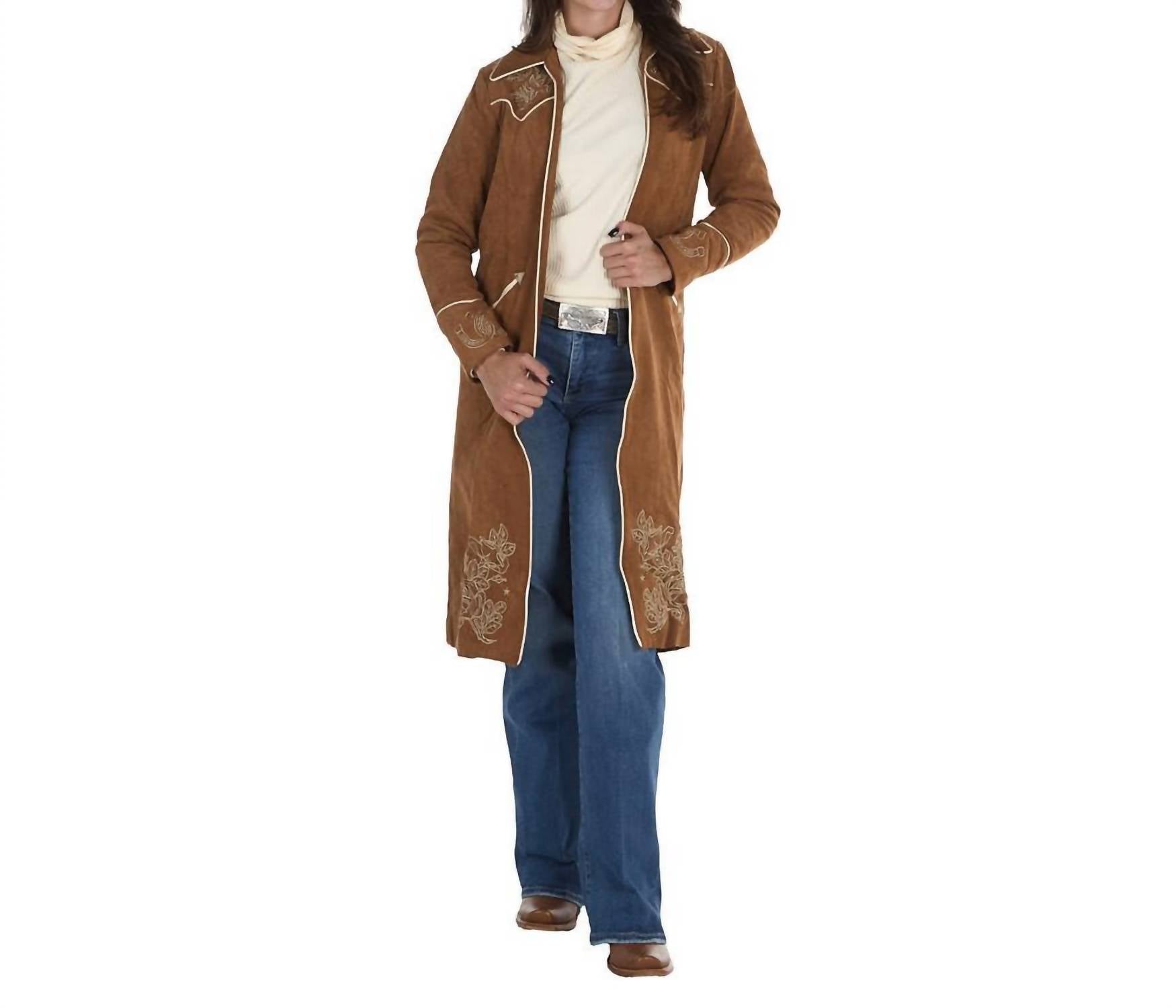RODEO Quincy Hall Of Fame Duster in brown - women's jacket
