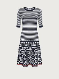 Salvatore Ferragamo - Women's Viscose Fiber Midi Dress