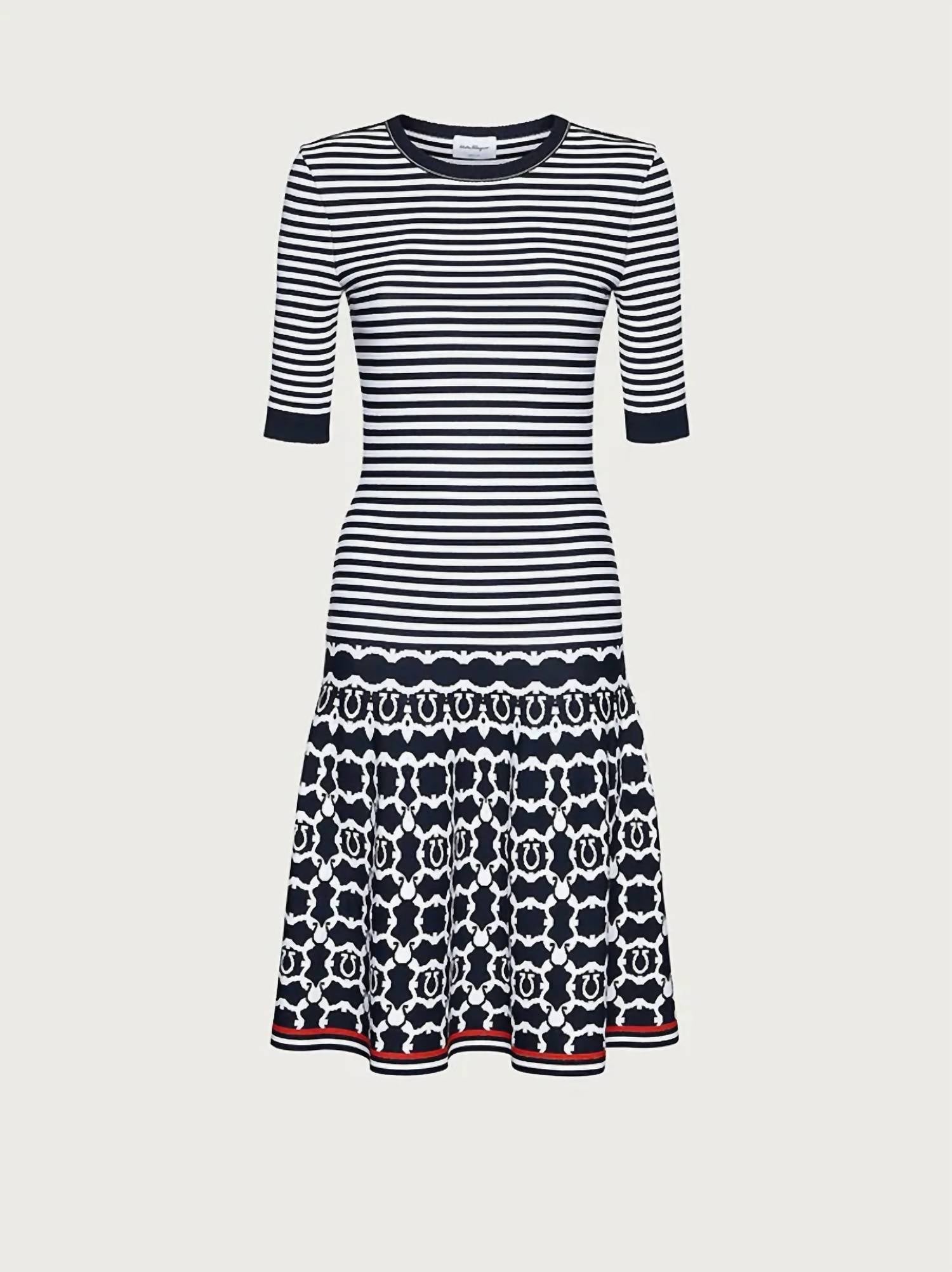 Salvatore Ferragamo - Women's Viscose Fiber Midi Dress