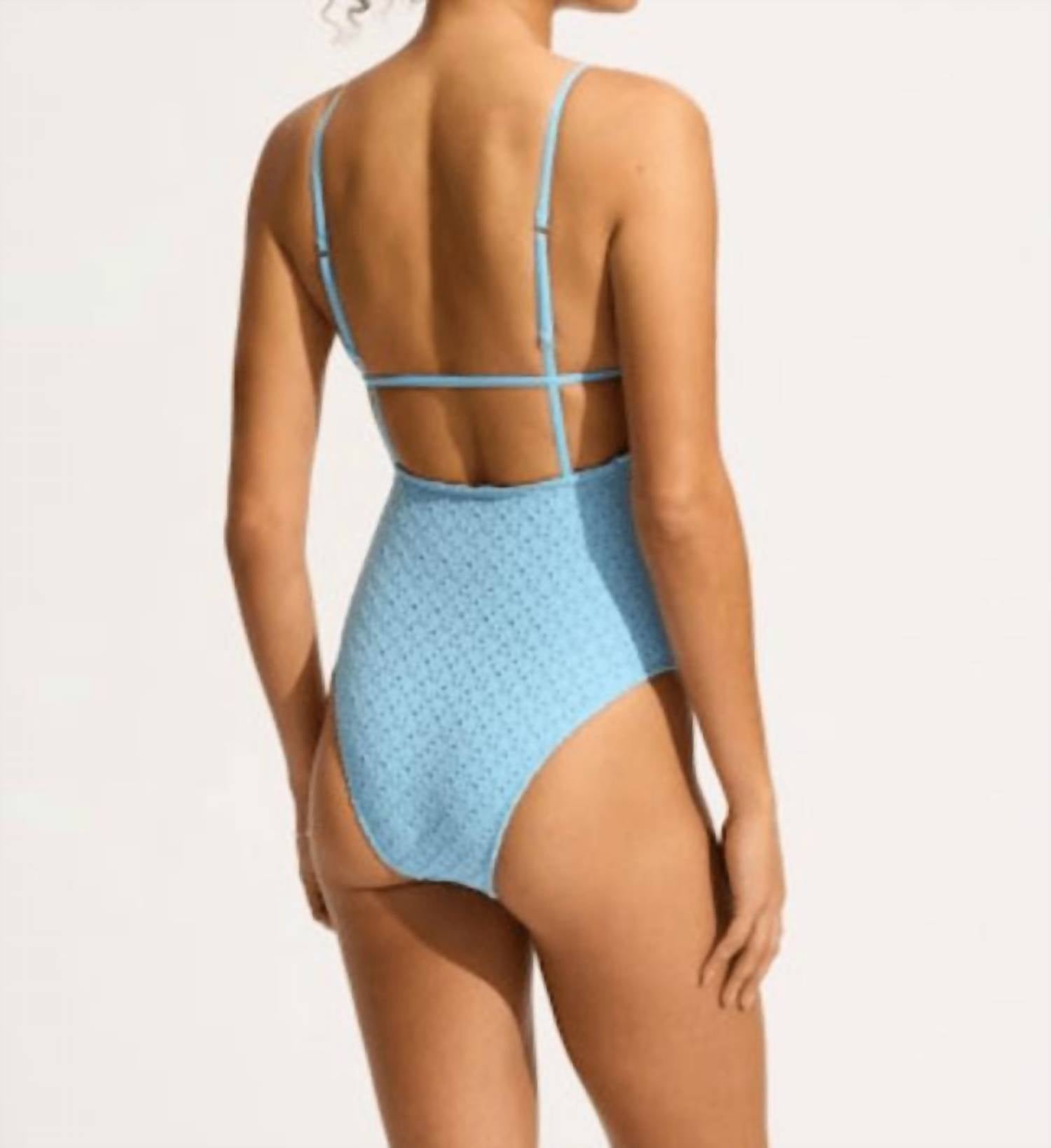 Seafolly - Daydreamer V-neck One Piece Swimsuit