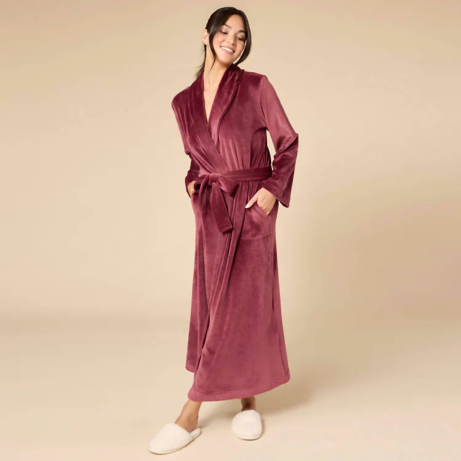 Softies - Serenity Shear Mink Wrap Robe