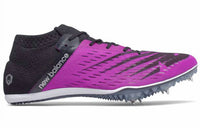 New Balance Women's Track Spike Shoes in purple black - women's shoe - detail view