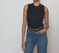Nation Ltd - Joan Sleeveless Mock Neck Top