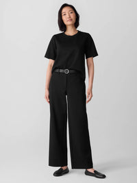 Eileen Fisher - WIDE LEG FLEX PONTE TROUSER