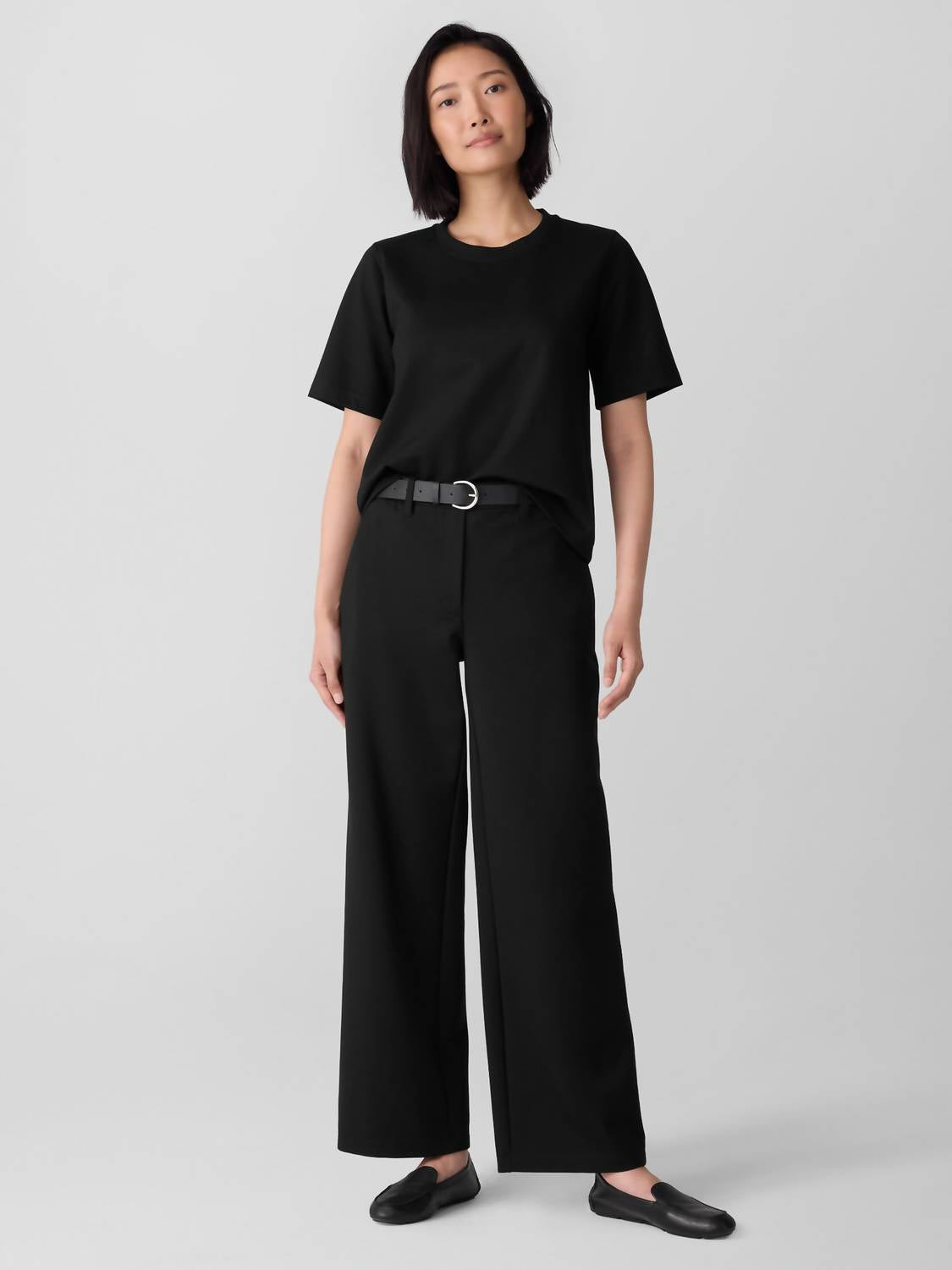 Eileen Fisher - WIDE LEG FLEX PONTE TROUSER
