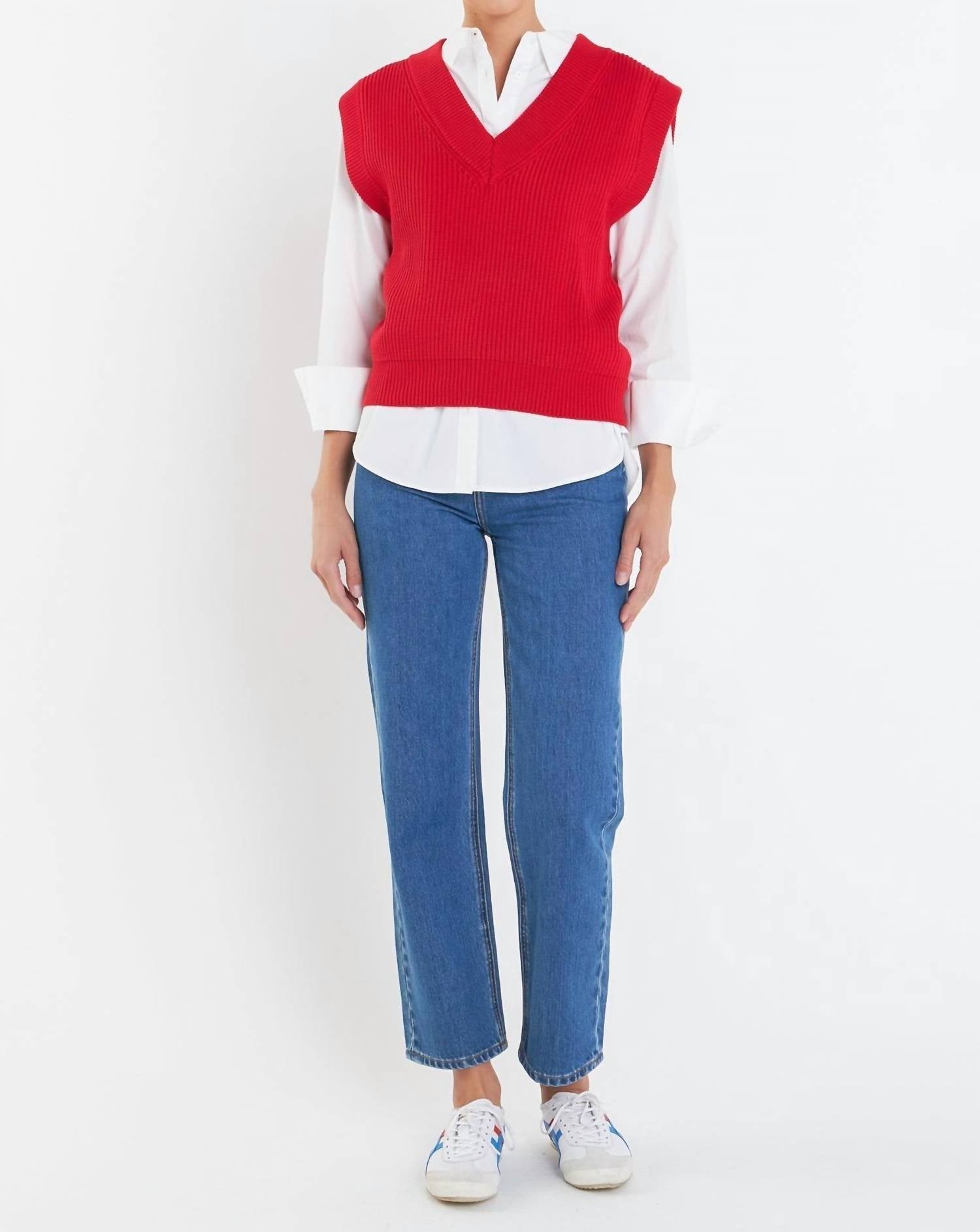 English Factory - Carson Sweater Vest