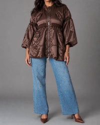 For Her Nyc - New Woven Jacket With Contrasting Lining