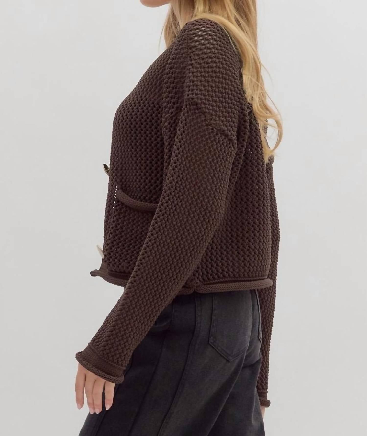 Entro - Crochet Cardigan
