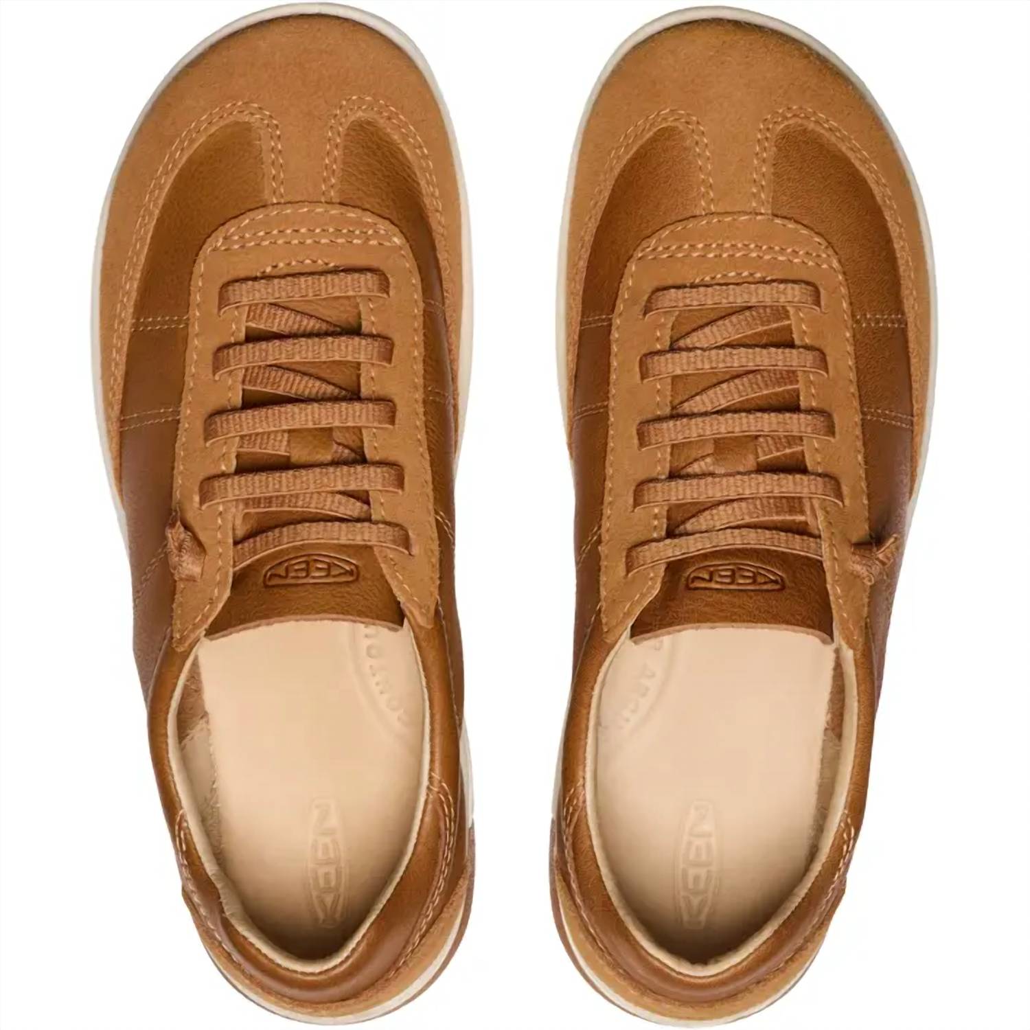 Keen Women's Knx T-toe Shoe in chipmunk birch - women's sneaker - alternate view