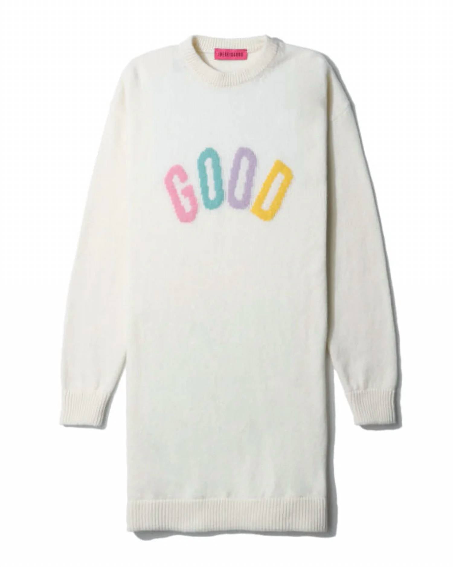 Ireneisgood - Graphic Sweater Dress