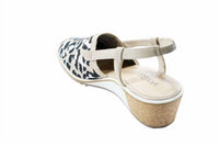 Vaneli - Women's Greer Leopard Wedge Slingback Sandal