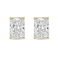 Diana M Jewels - Women's Radiant Lab-grown Diamond Stud Earrings (4.00 Tcw) - Signature Plus