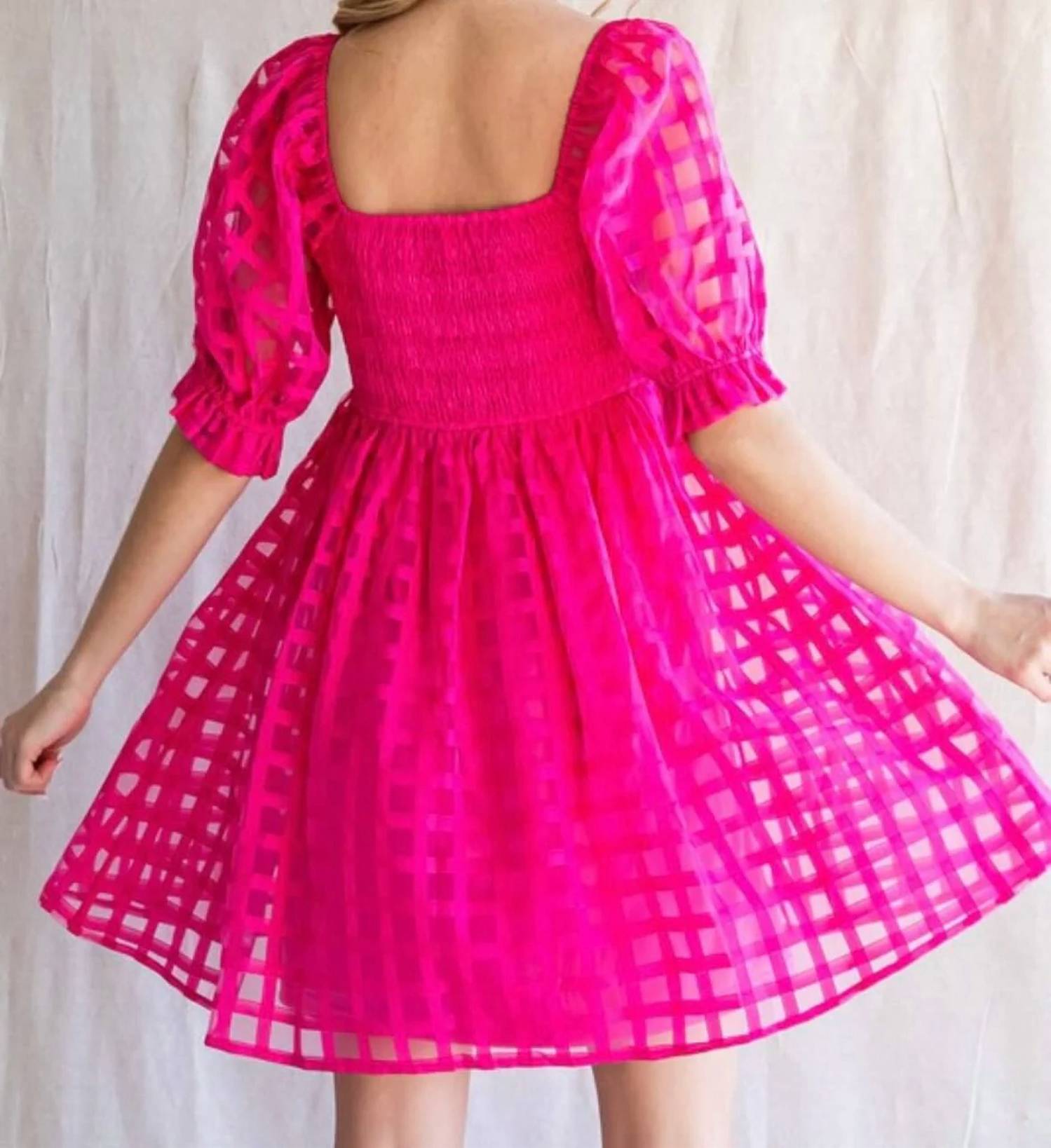 Jodifl - Rosie Puff Short Sleeve Dress