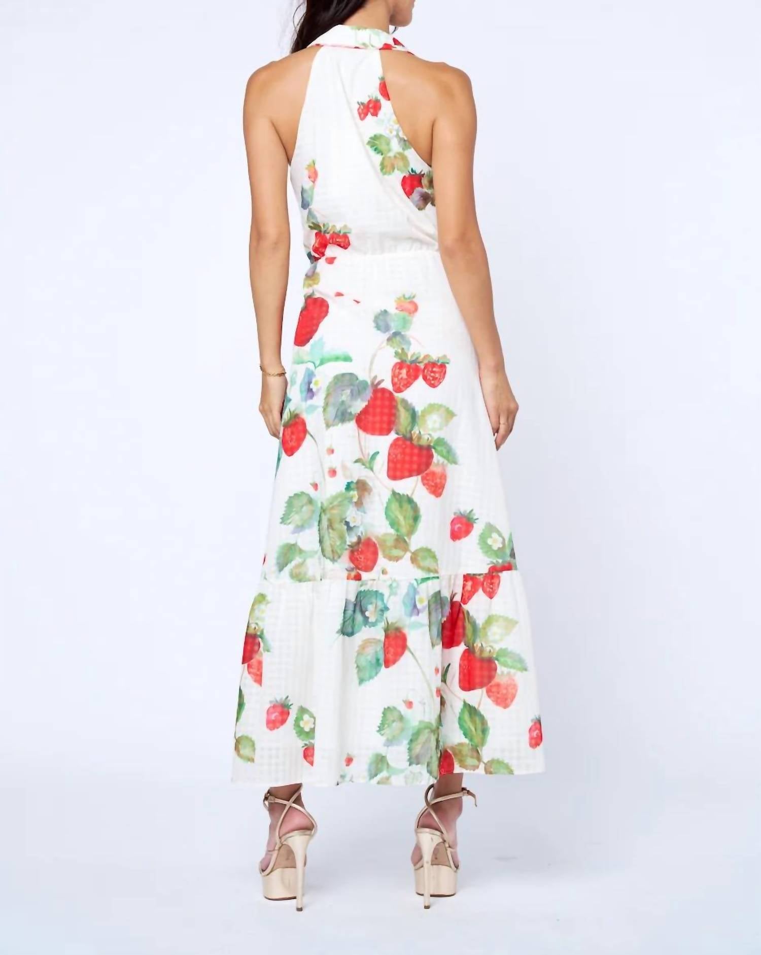 Ciebon - Halter Tiered Midi Dress
