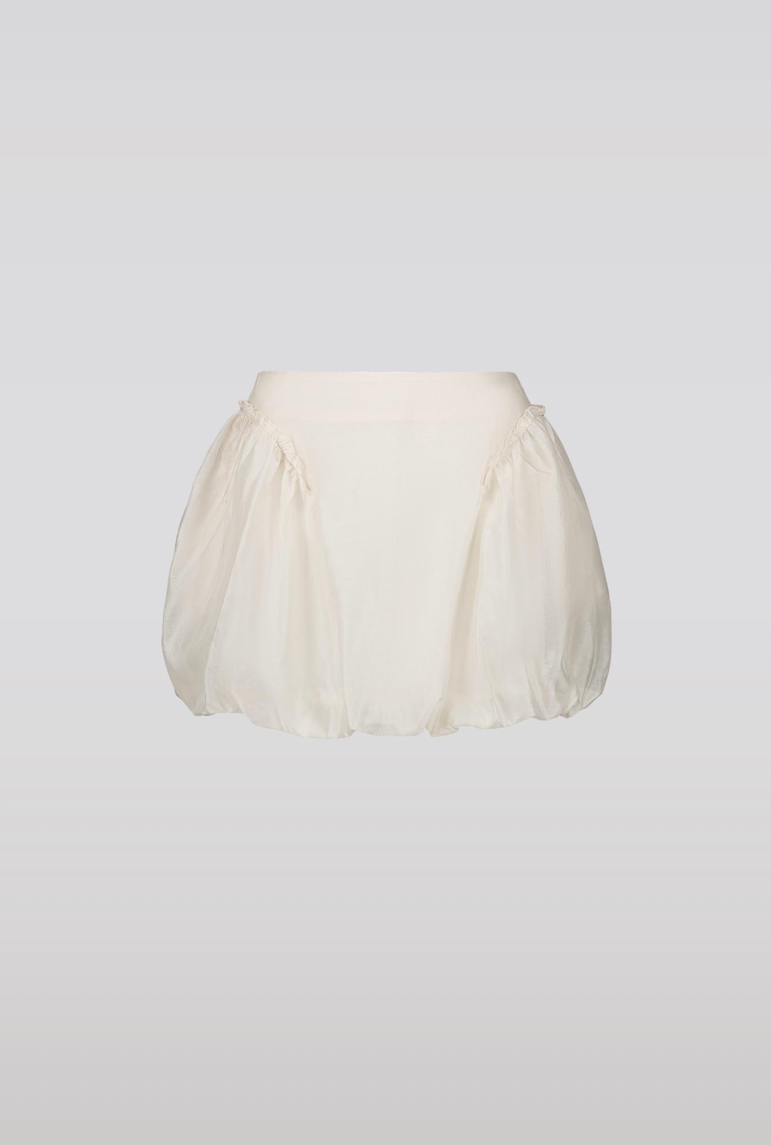 Saemdi - Bubble Mini Skirt