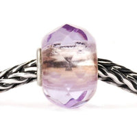 Trollbeads Women's Prism Glass Bead Charm in lavender - women's jewelry - detail view