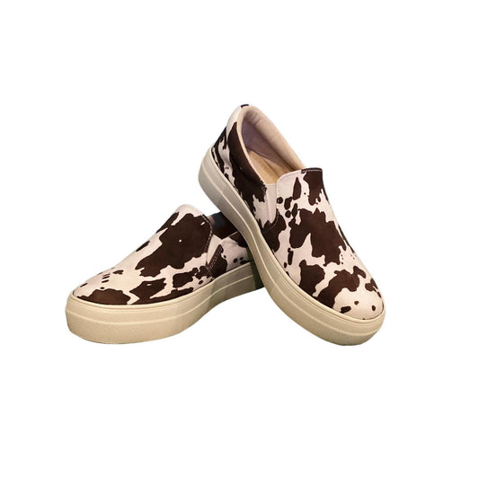 Soda - Women's Cow Print Tennis Shoes