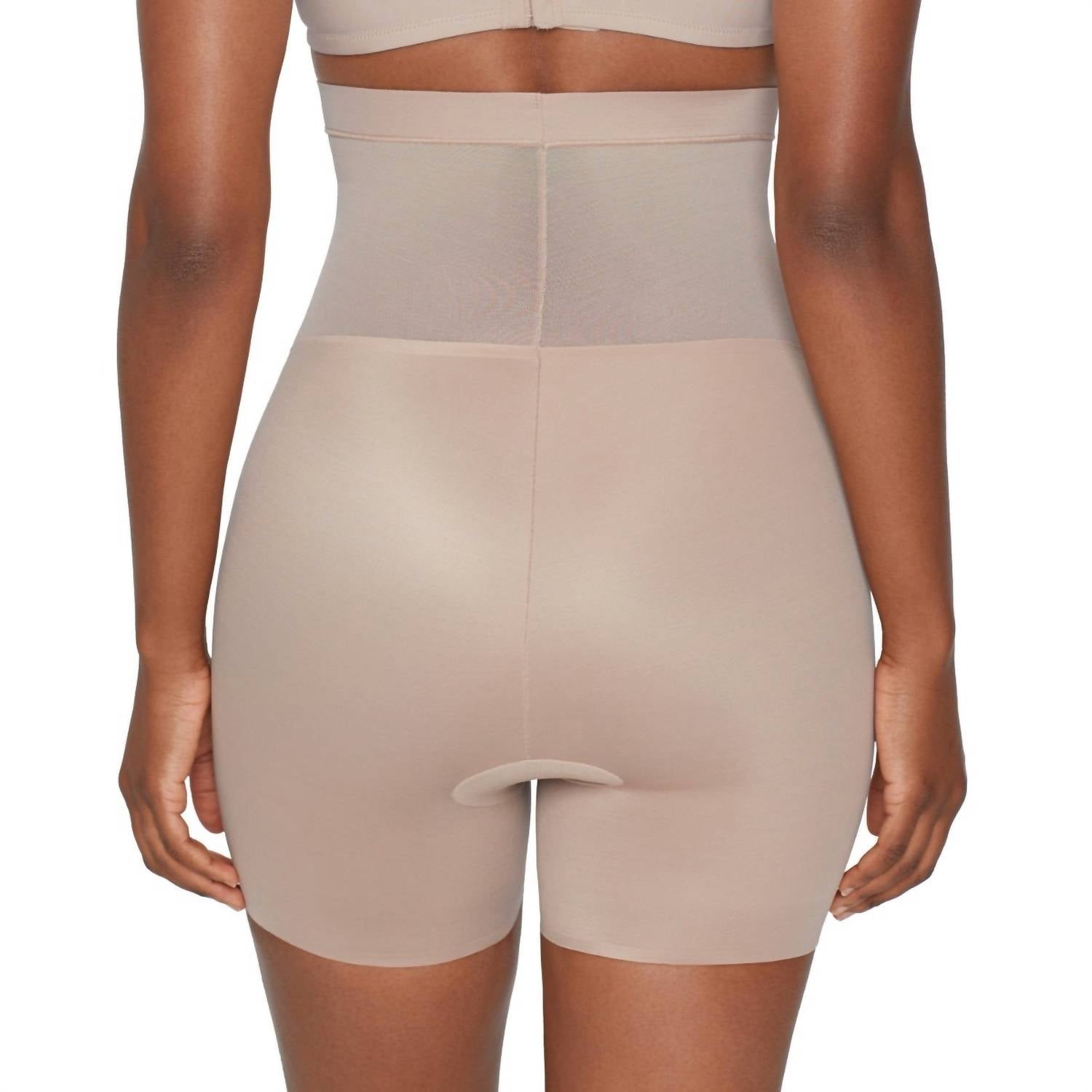 Miraclesuit Core Contour Hi-waist Bike Shorts in stucco - women's shorts - alternate view
