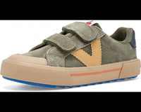 Victoria - Kid's Tribu Wide Fit Split Leather & Contrast Sneakers