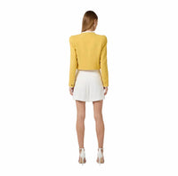 Elisabetta Franchi - Gold Chain Logo Shorts