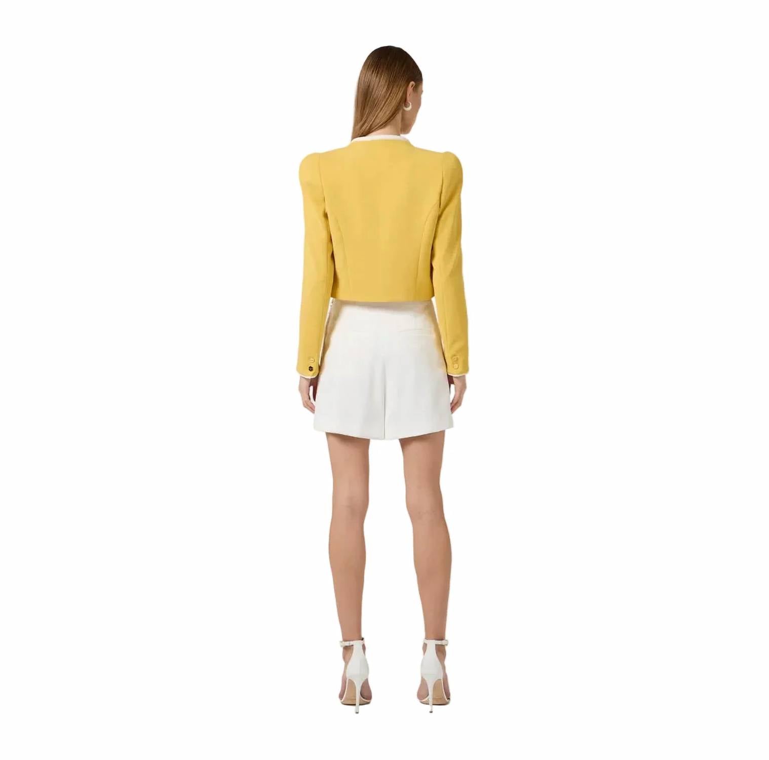 Elisabetta Franchi - Gold Chain Logo Shorts