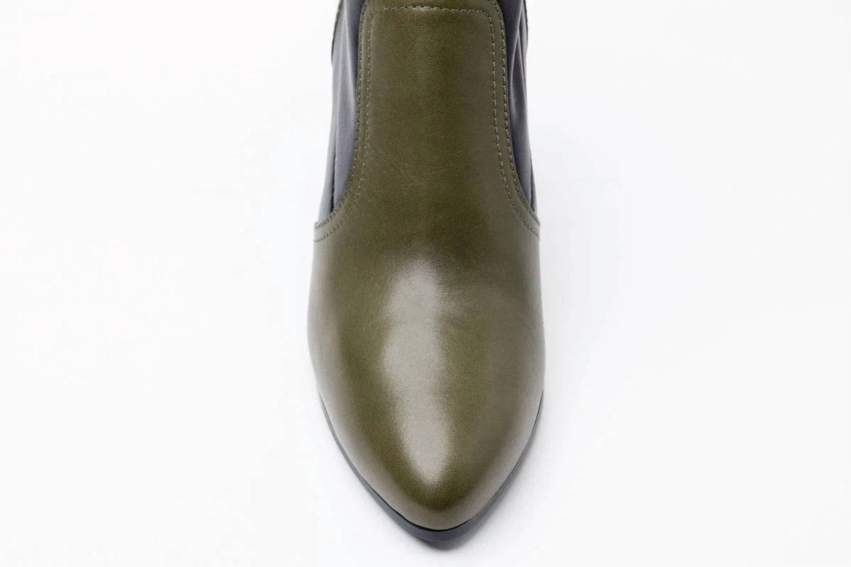 Hogan - Women's Two-tone Block-heel Boots