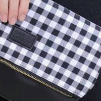 Funky Monkey - Women's Buffalo Check Foldover Clutch