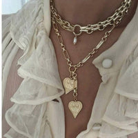 Tramps+Thieves - Women's Two Of Hearts Necklace