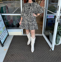 Umgee - Paisley Tiered Short Dress