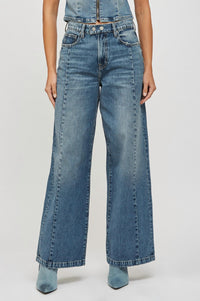 Hidden - Moto Wide Leg Jeans