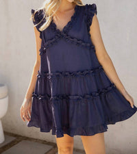 Voy - Ruffle Detailed Tiered Dress