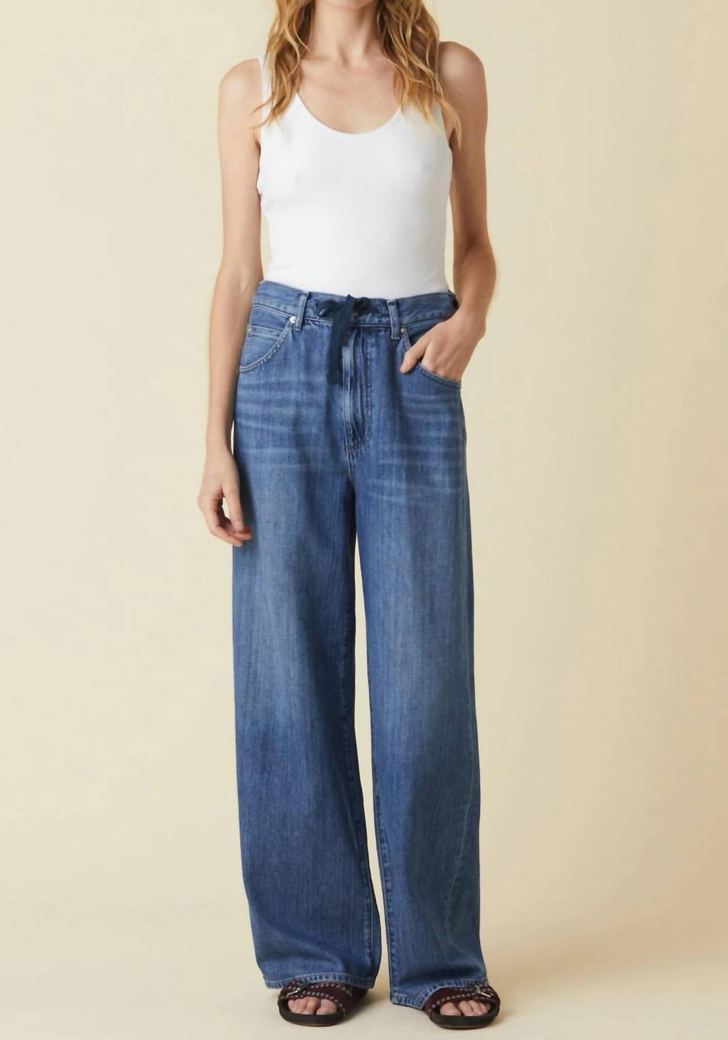 Le Jean - Luna Relaxed Wide Leg Pants