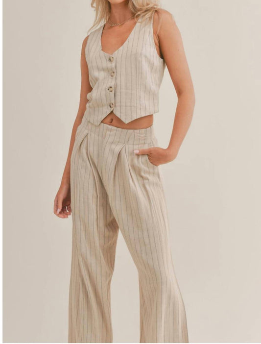 Forever Muse Pinstripe Vest