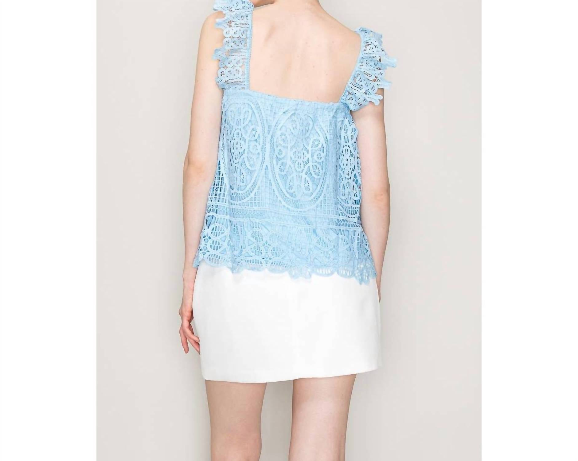 Ina Fashion - Maya Sleeveless Lace Top