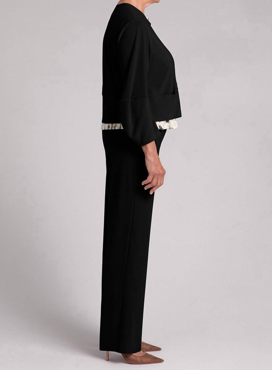 Sympli - Cropped Lantern Zip Jacket