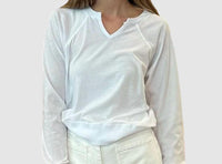 Bobi - Split Neck Pullover