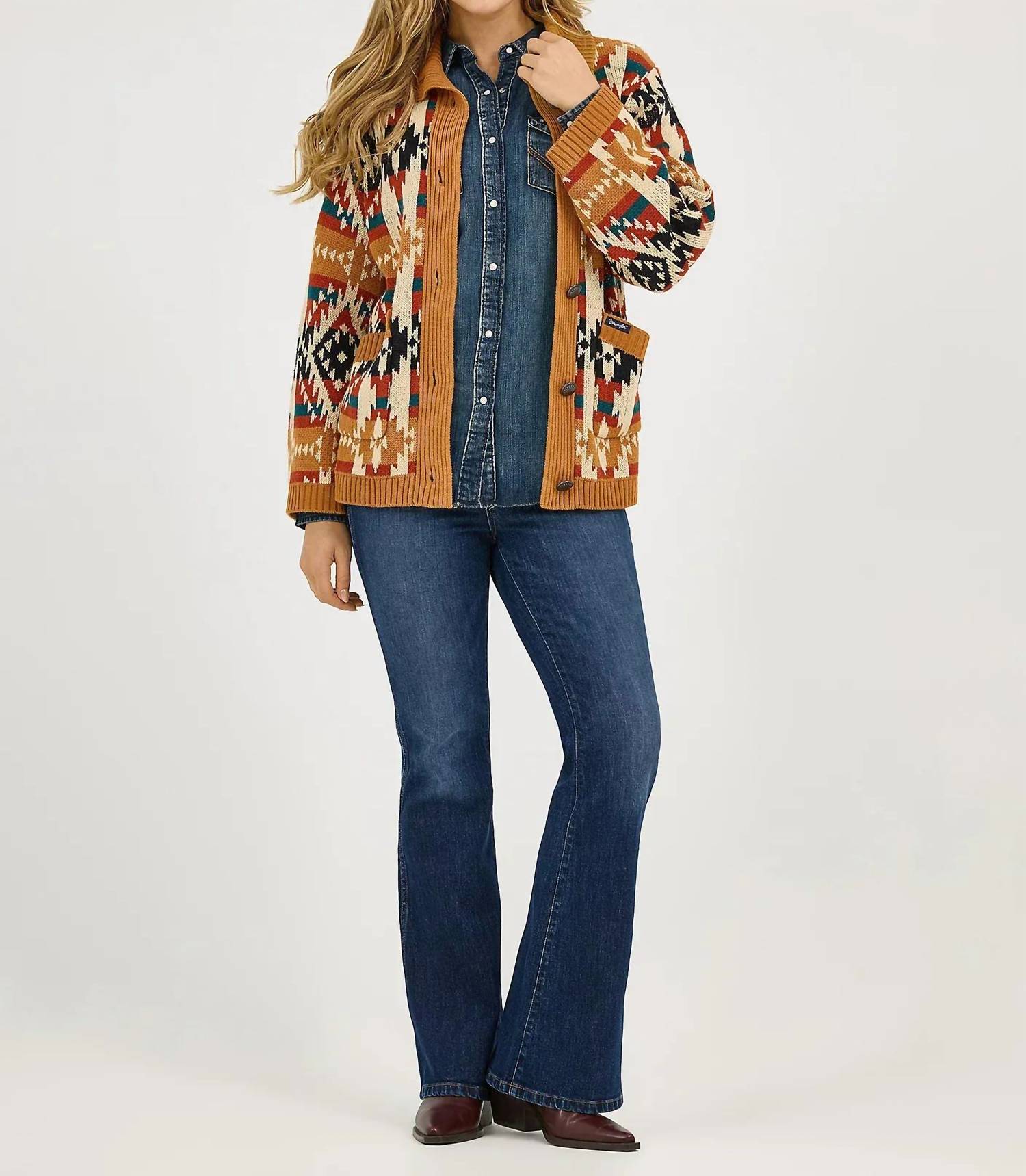 Wrangler - Fall Aztec Cardigan