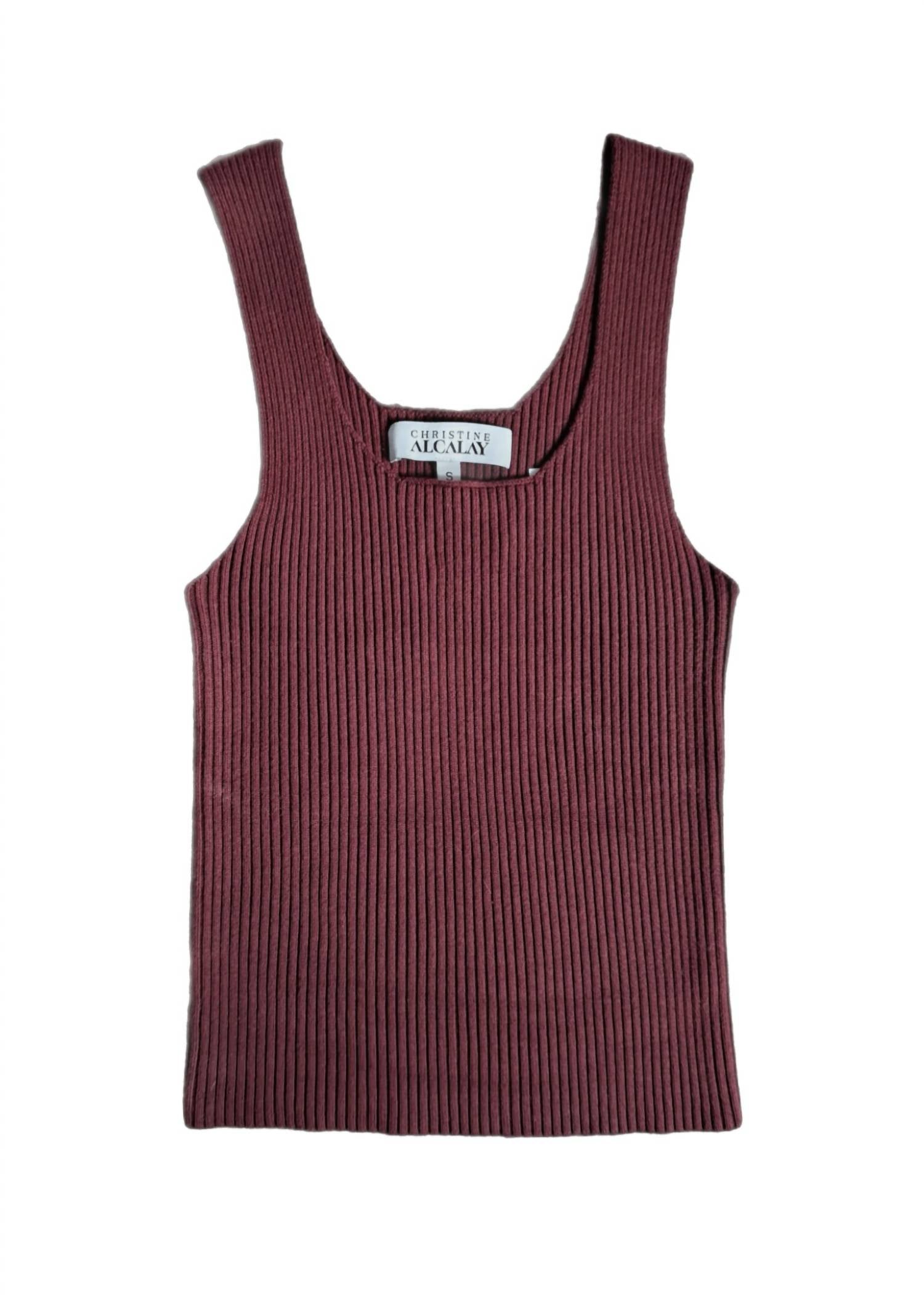 Rose Velvet - Kate Pima Cotton Rib Tank Top